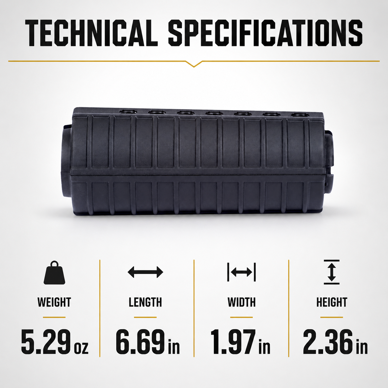 AR15/M16/M4 Double Heat Shield Hand Guard