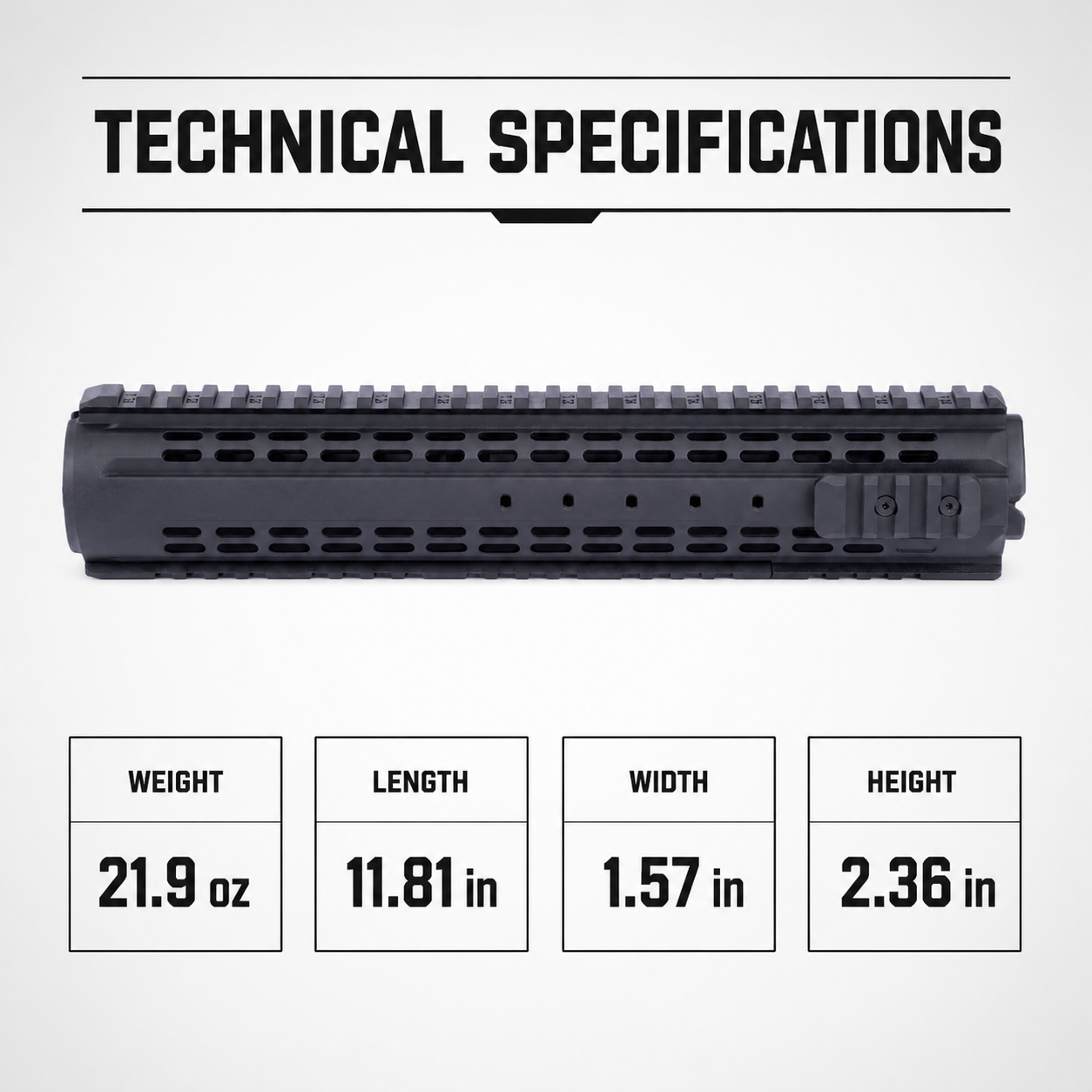 MRS AR15 Modular Quad Rail System