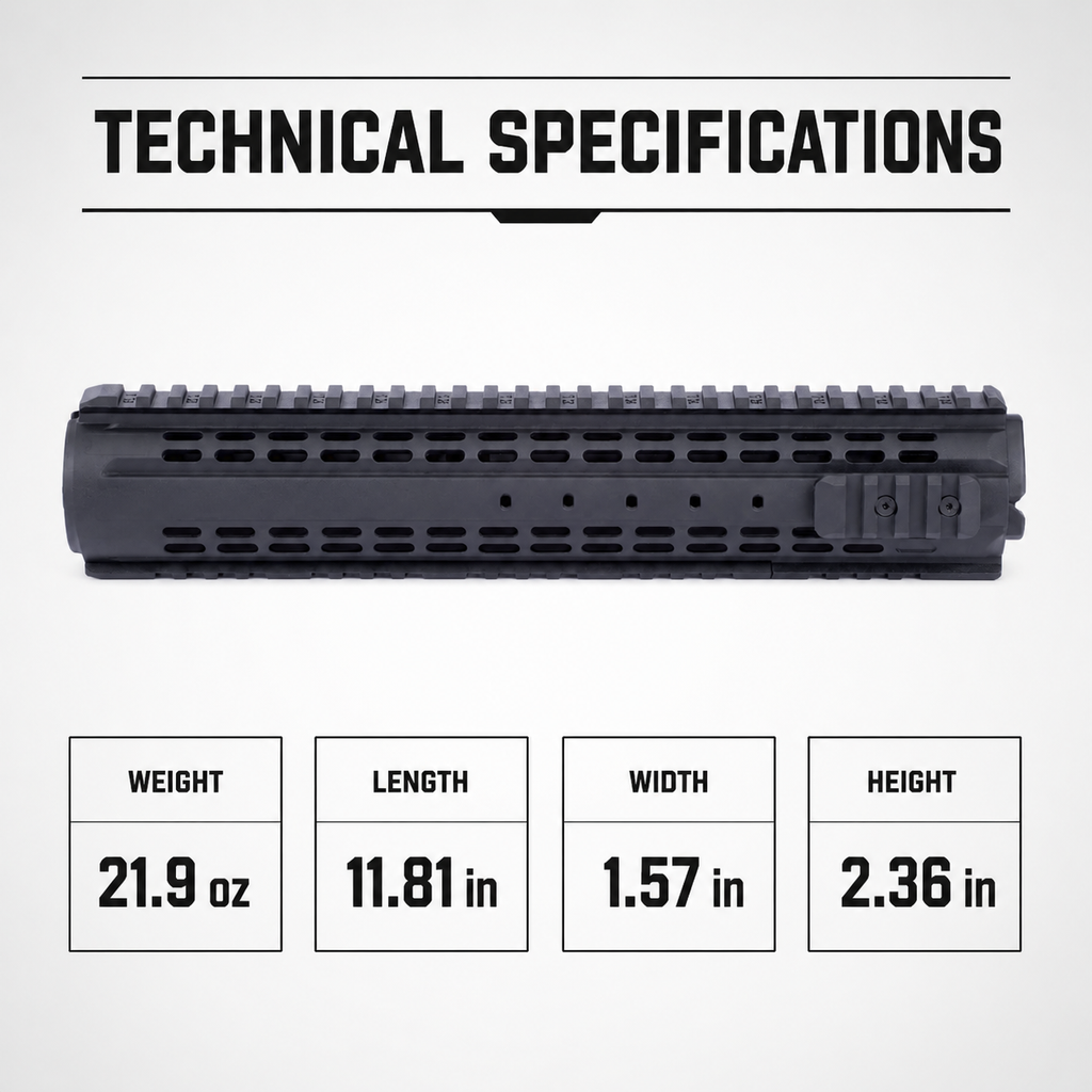 MRS AR15 Modular Quad Rail System
