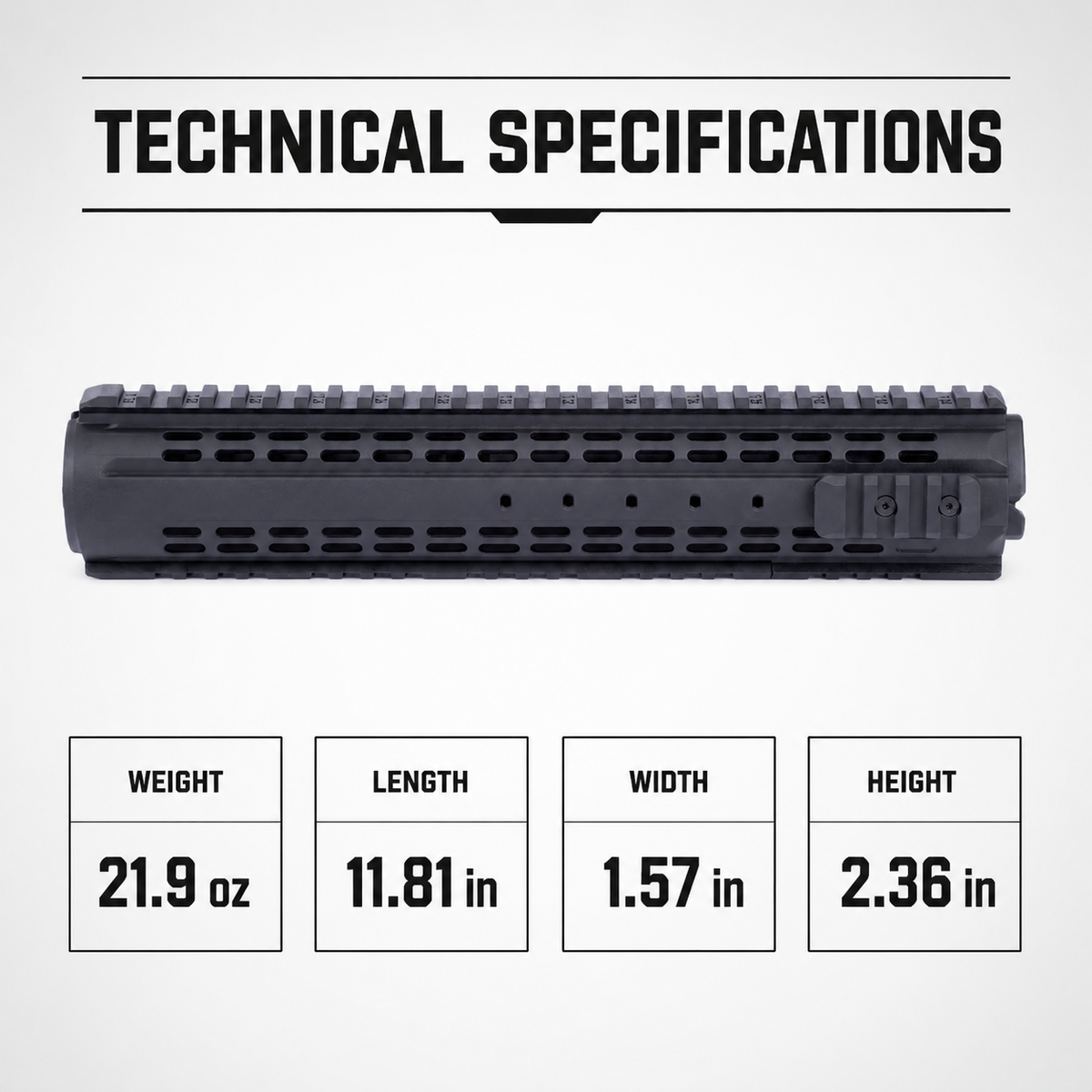 MRS AR15 Modular Quad Rail System