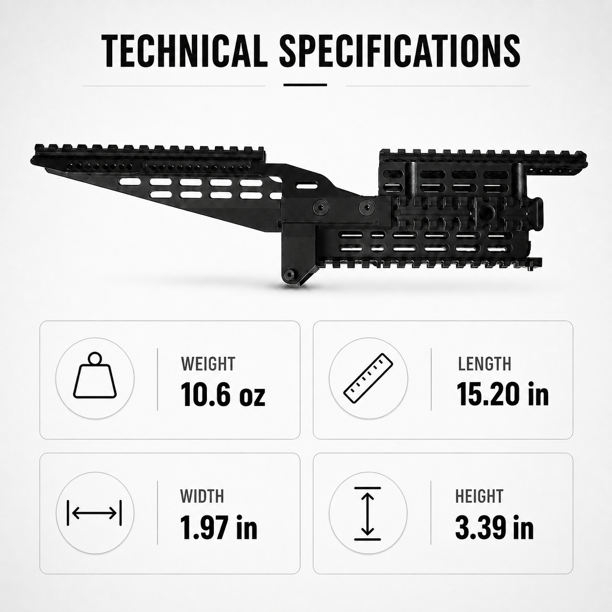 ARP1 AK47/74 Aluminum Rail Platform