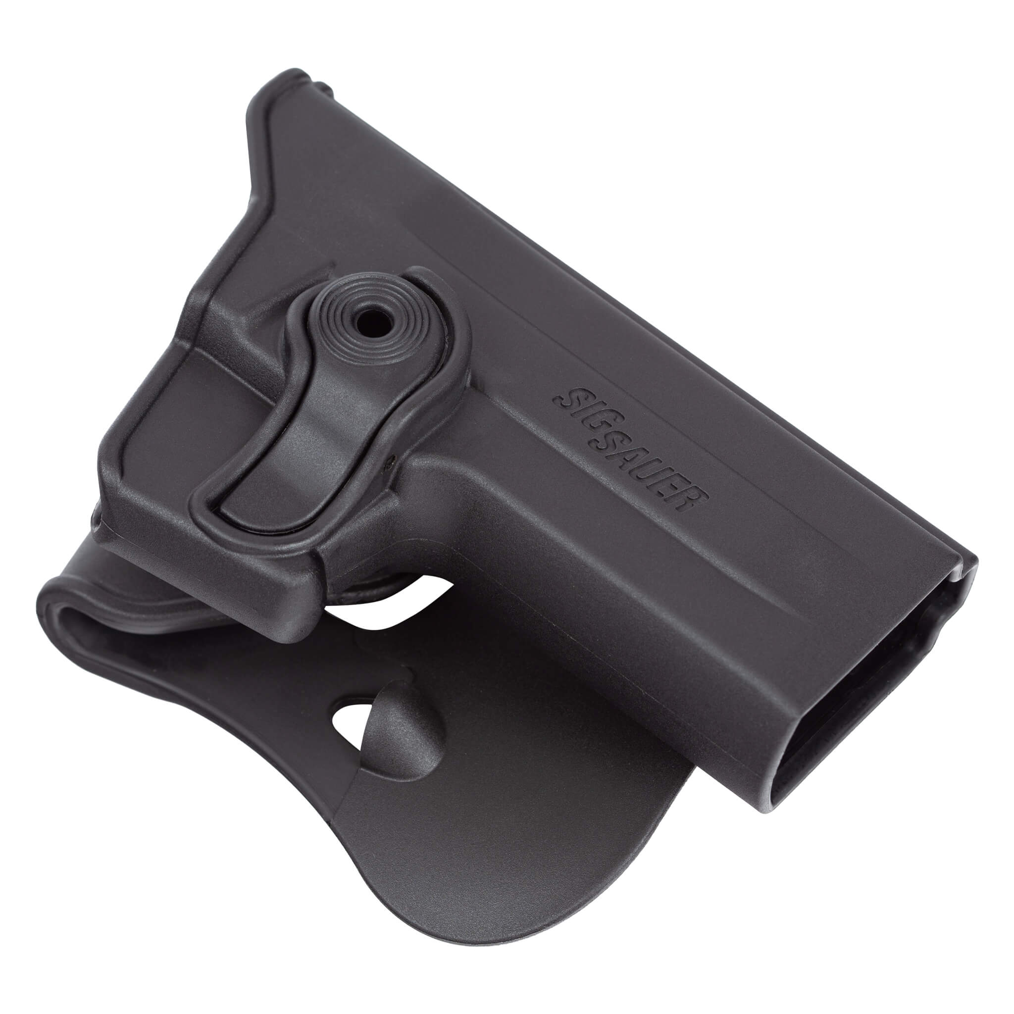 Level 2 Polymer Retention Holster for Sig Sauer P220, P228 / M11-A1 with Sig Sauer Rail (curved)