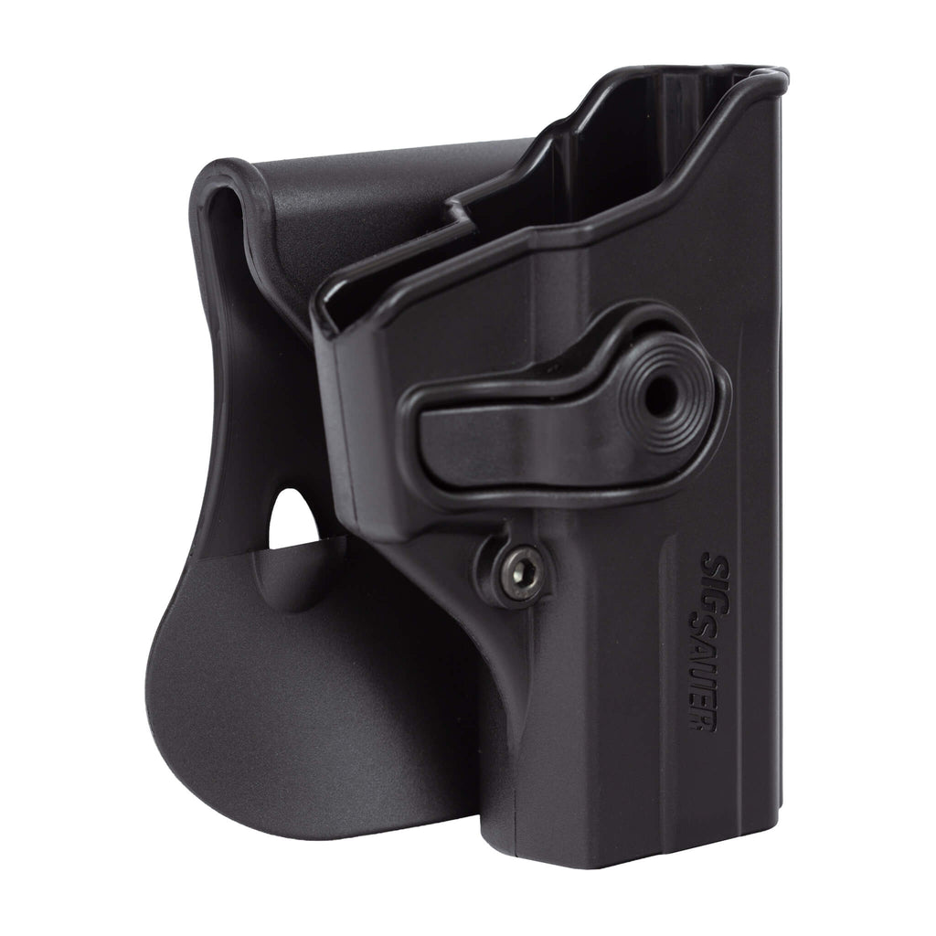 Level 2 Polymer Retention Holster for Sig Sauer P225 / P229 with Curved Rail – 9mm