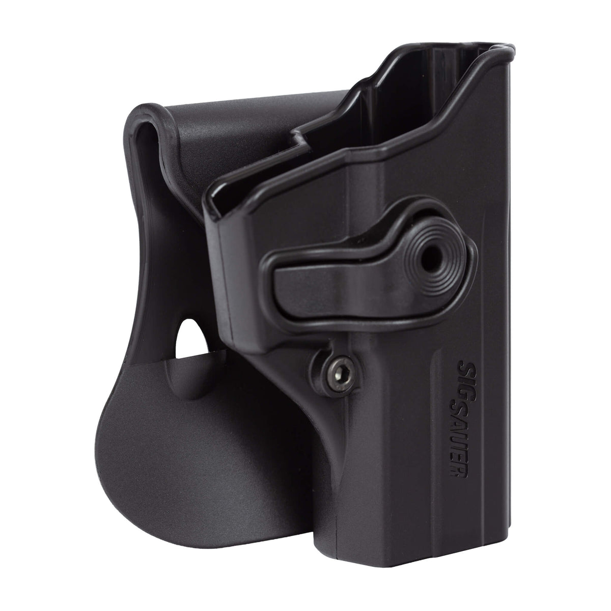 Level 2 Polymer Retention Holster for Sig Sauer P225 / P229 with Curved Rail – 9mm