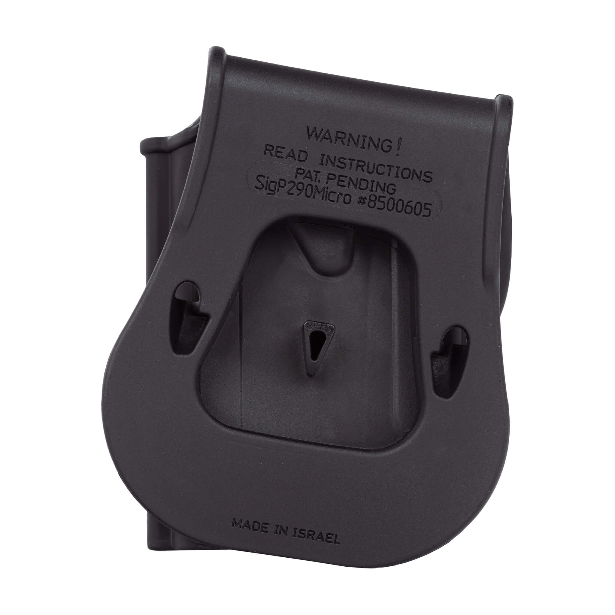 One Piece Polymer Paddle Holster for Sig Sauer P290 with Factory Light