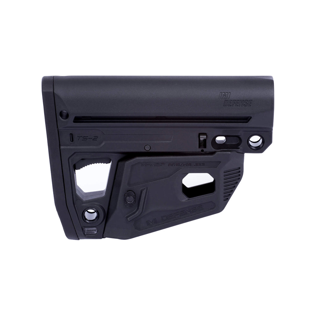 TS2 Tactical Stock with Magwell & Extended Overmolded Buttplate for AR15/M16 Platforms