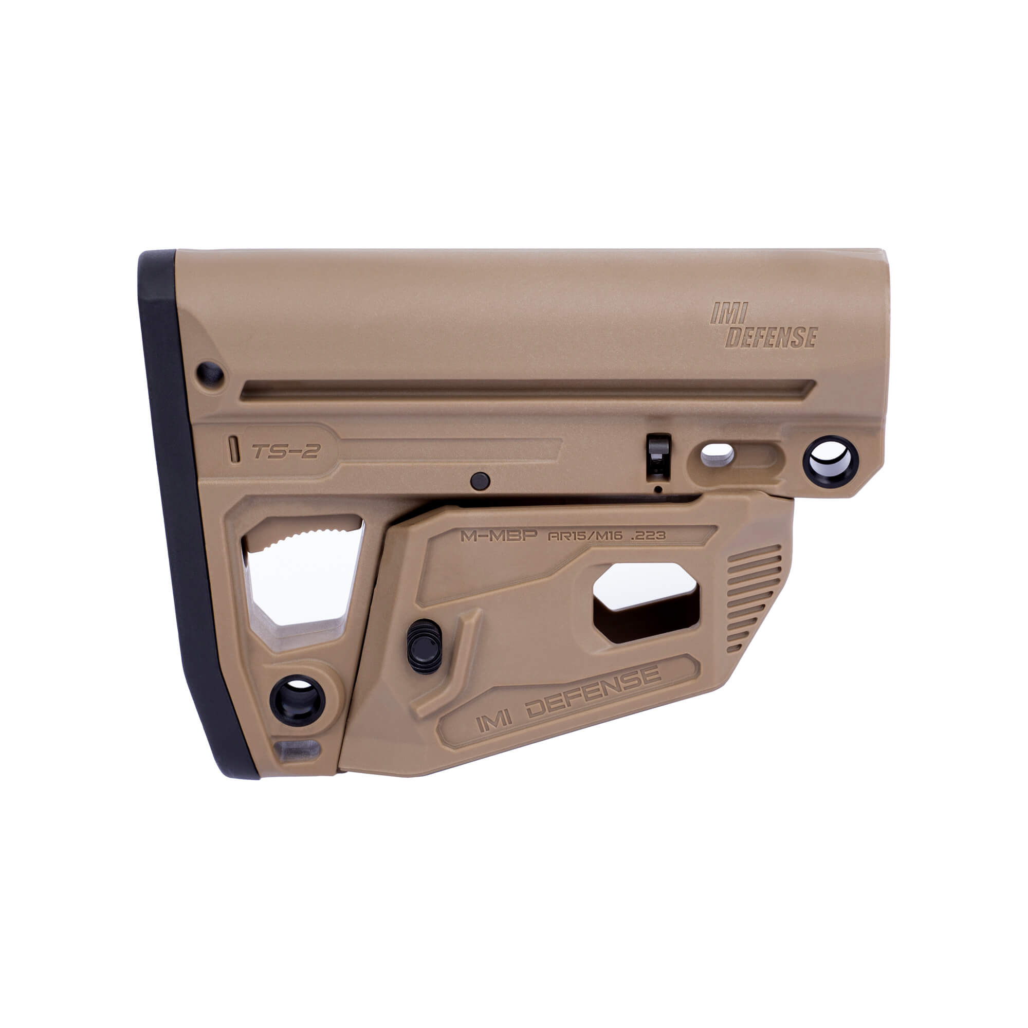 TS2 Tactical Stock with Magwell & Extended Overmolded Buttplate for AR15/M16 Platforms