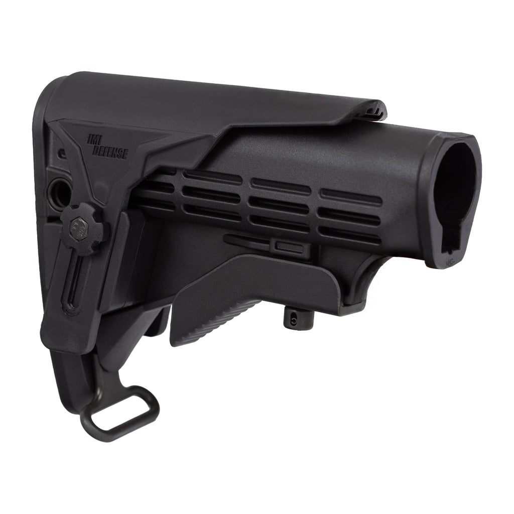 M4 Enhanced Stock with Polymer Cheek Rest for AR15/M16 Platforms