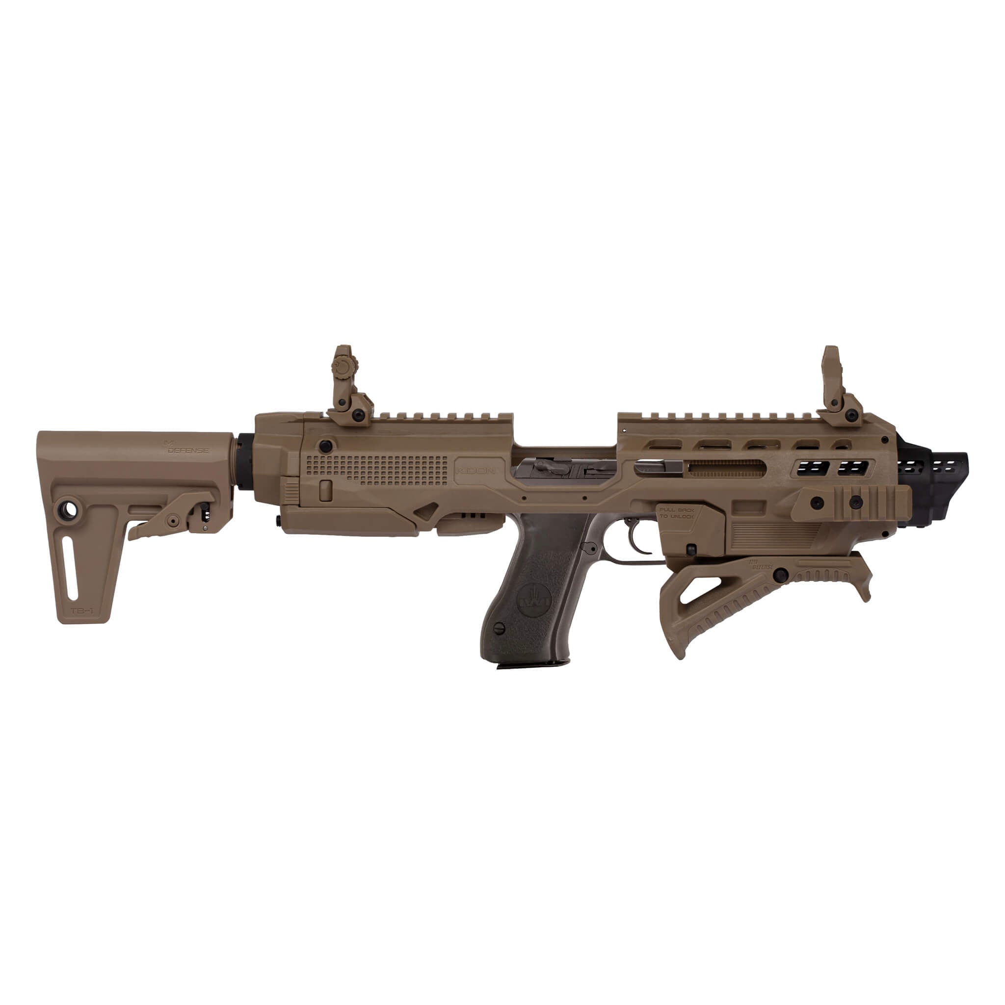 Kidon® for IWI Jericho Polymer-Frame Pistols with K5 Adapter (Tan)