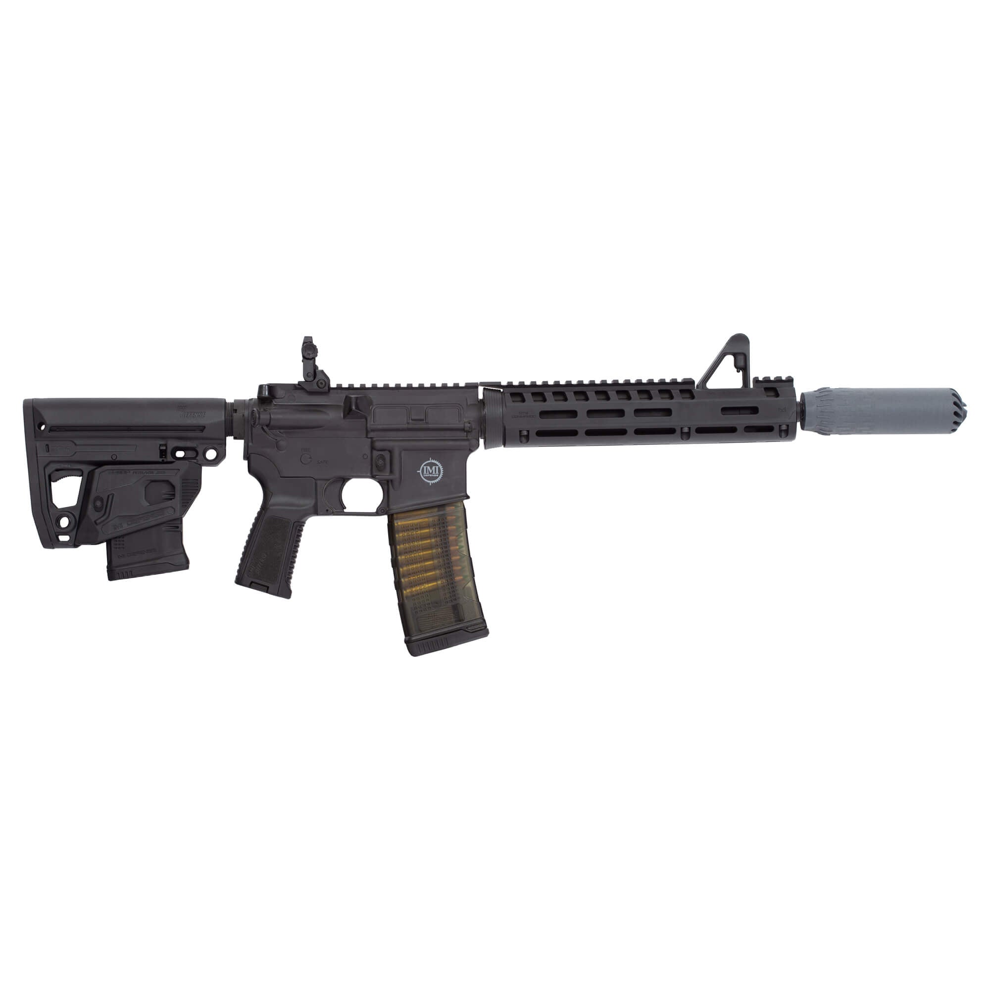 TS2 Tactical Stock with Magwell & Extended Overmolded Buttplate for AR15/M16 Platforms