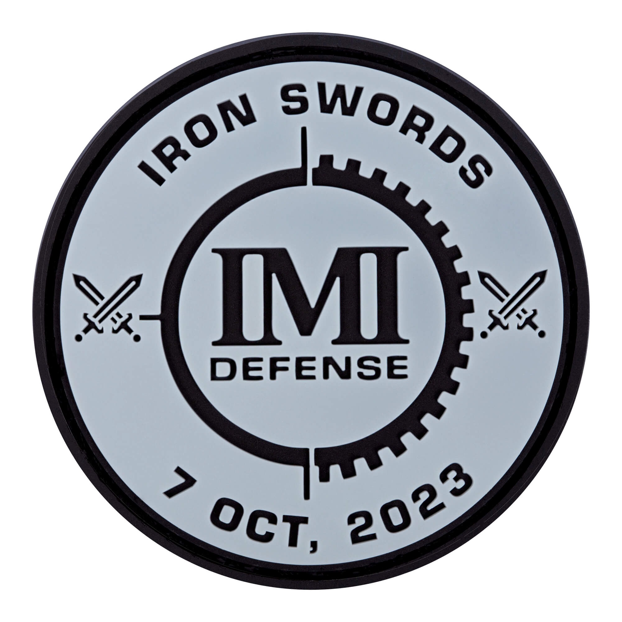 “Iron Swords” PVC Patch (English or Hebrew)