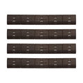 Picatinny Rail Panels – Polymer 1913 Rail Covers (Set of 4)