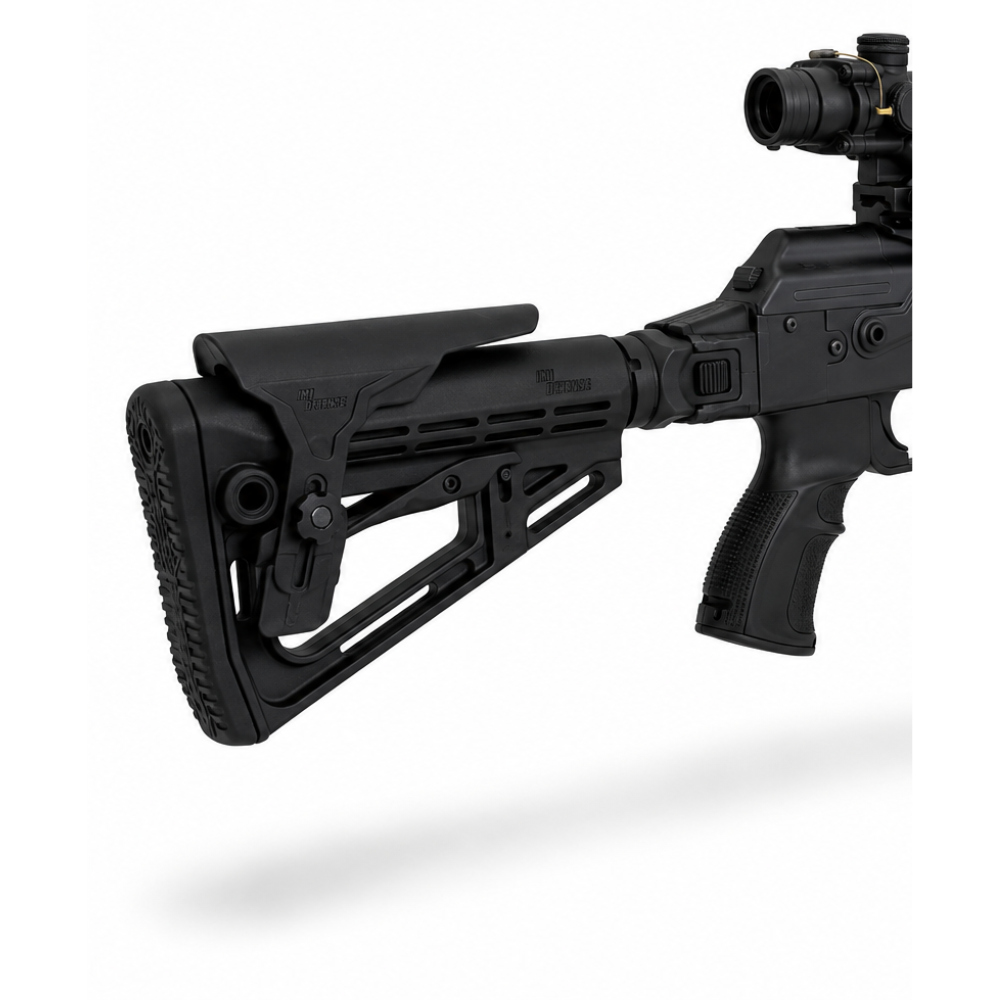 TS1 Tactical Stock with Adjustable Polymer Cheek Rest for AR15/M16