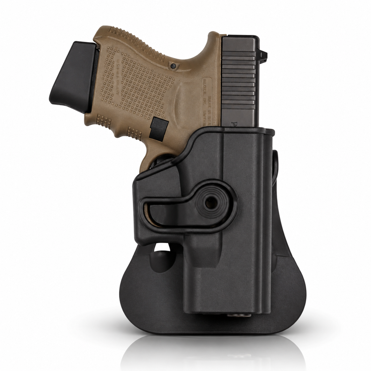 Level 2 Retention Roto Paddle Holster for Glock 26/27/28/33/36