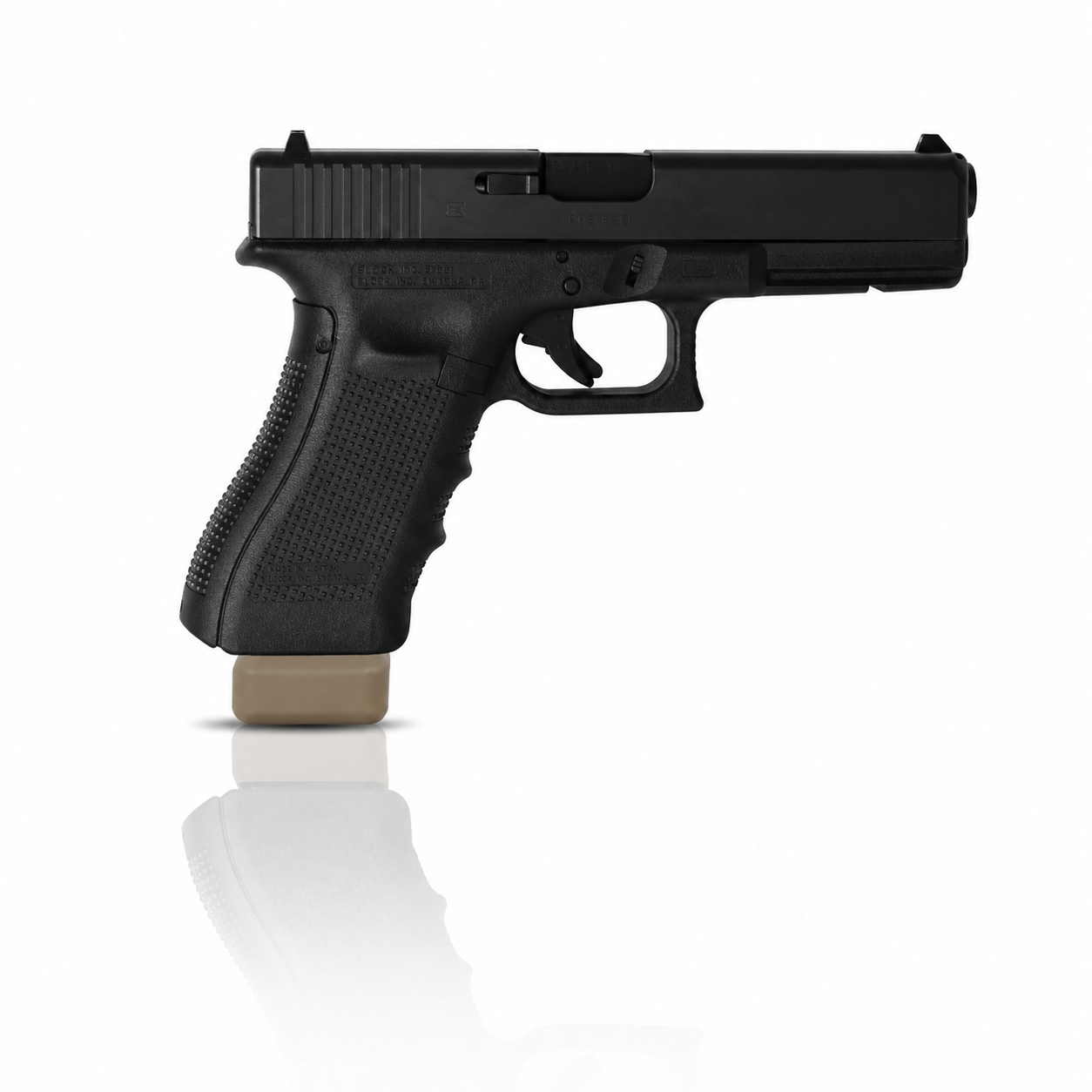 Rubberized Magazine Floorplate for Glock – Enhanced Grip Magazine Base