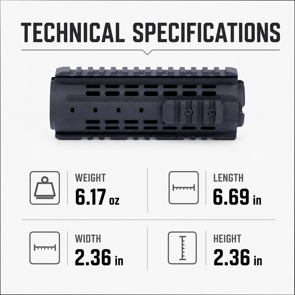 MRS AR15 Modular Quad Rail System