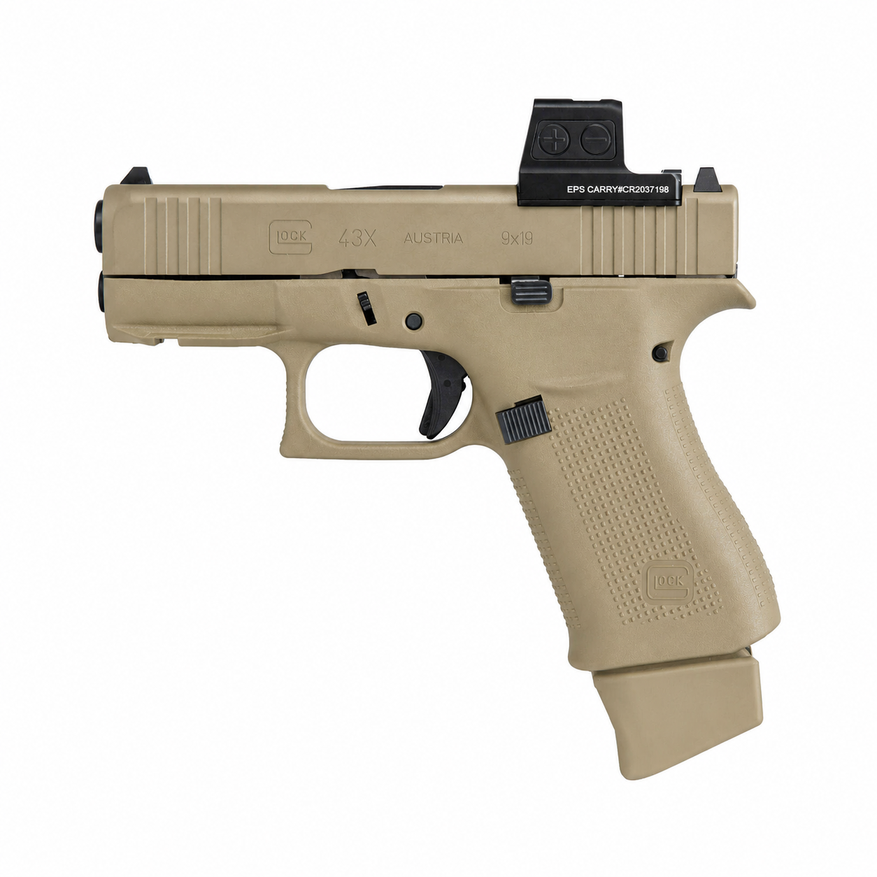 12-Round Polymer Magazine for Glock 43X & Glock 48