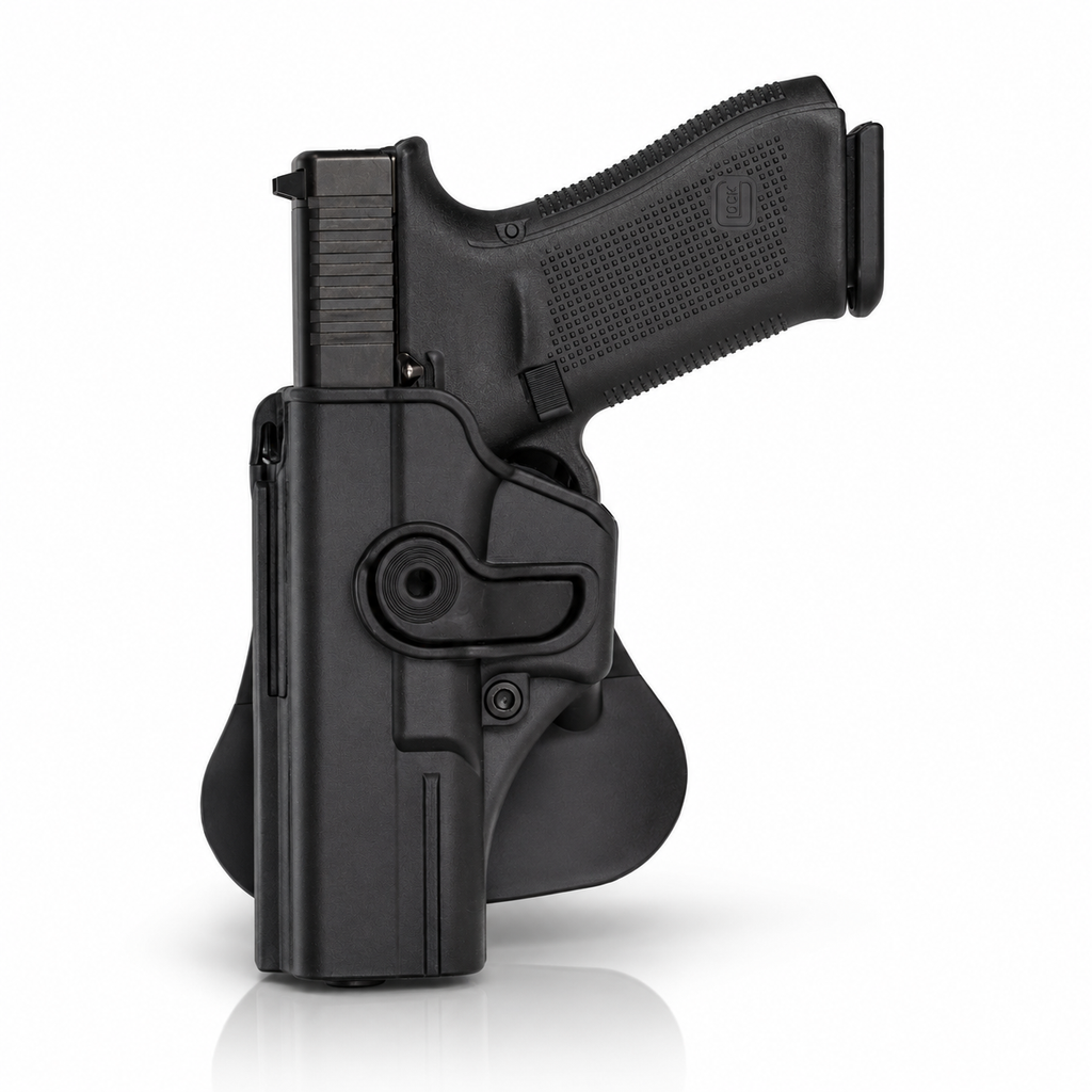 Level 2 Retention Roto Paddle Holster for Glock 17/22/28/31/34